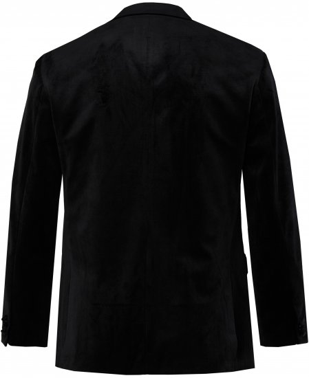 JP1880 Jacket Velvet Business Smoking Black - Obleky - Obleky 2XL-8XL