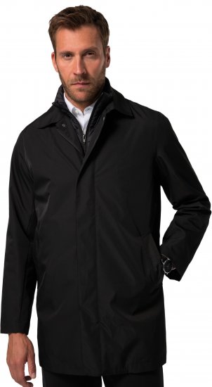 JP1880 Business Coat Zip-out Panel Black - Bundy - Bundy Nadměrné Velikosti - 2XL-8XL