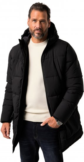 JP1880 Quilted Parka with Multiple Pockets Black - Bundy - Bundy Nadměrné Velikosti - 2XL-8XL