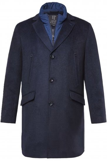 JP1880 Coat Flexnamic With Removable Insert Navy - Bundy - Bundy Nadměrné Velikosti - 2XL-8XL