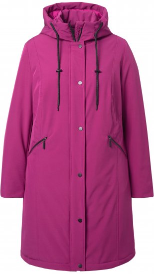 Ulla Popken HYPRAR Triple Function Weather Proof Jacket Berry - Bundy - 