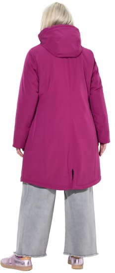 Ulla Popken HYPRAR Triple Function Weather Proof Jacket Berry - Bundy - 