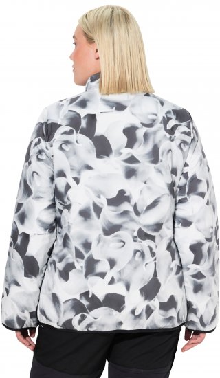 Ulla Popken HYPRAR Reversible Printed Jacket Black - Bundy - 