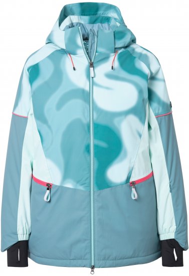 Ulla Popken HYPRAR Performance Jacket Ice Green - Bundy - 