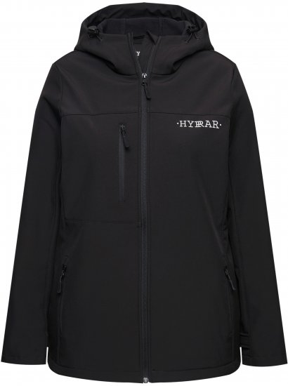 Ulla Popken HYPRAR Softshell Fleece Lined Jacket Black - Bundy - 