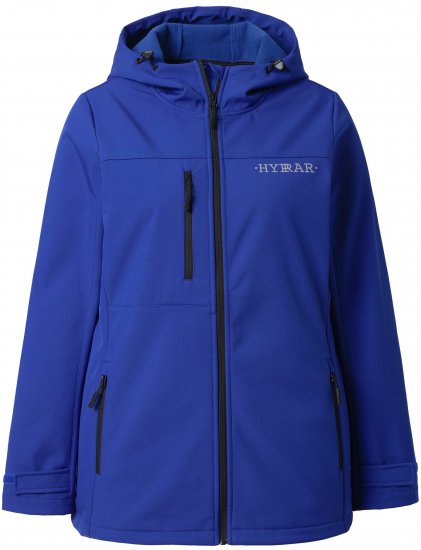 Ulla Popken HYPRAR Softshell Fleece Lined Jacket Capri Blue - Bundy - 