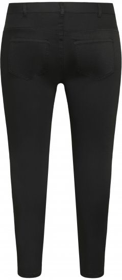 Kaffe Curve Dina Slim džíny ve zkrácené délce Černá - Džíny & Kalhoty ve Velkých Velikostech – Plus Size - 