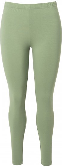 Ulla Popken Basic Stretch Knit Ankle Length Leggings Olive - Džíny & Kalhoty ve Velkých Velikostech – Plus Size - 