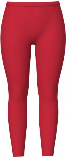 Ulla Popken Basic Stretch Knit Ankle Length Leggings Salsa Red - Džíny & Kalhoty ve Velkých Velikostech – Plus Size - 