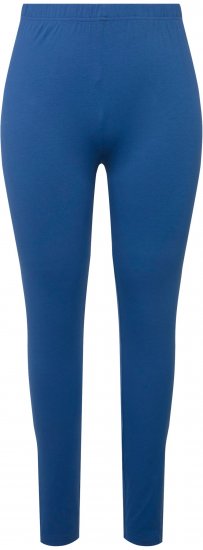 Ulla Popken Basic Stretch Knit Ankle Length Leggings Grey Blue - Džíny & Kalhoty ve Velkých Velikostech – Plus Size - 