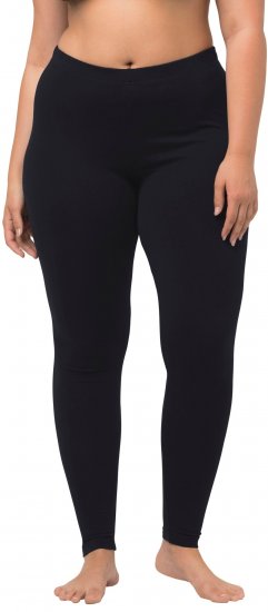 Ulla Popken Basic Stretch Knit Ankle Length Leggings Navy - Džíny & Kalhoty ve Velkých Velikostech – Plus Size - 