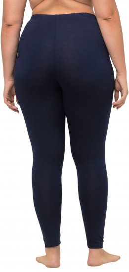 Ulla Popken Viscose Spandex Leggings Night Blue - Džíny & Kalhoty ve Velkých Velikostech – Plus Size - 