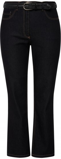Ulla Popken Regular Fit Mandy Stretch Jeans Dark Blue Denim - Džíny & Kalhoty ve Velkých Velikostech – Plus Size - 