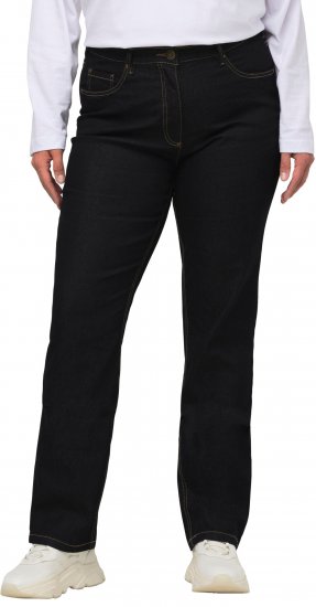 Ulla Popken Regular Fit Mandy Stretch Jeans Dark Blue Denim - Džíny & Kalhoty ve Velkých Velikostech – Plus Size - 