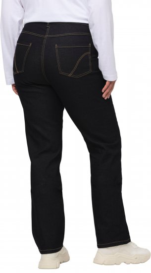 Ulla Popken Regular Fit Mandy Stretch Jeans Dark Blue Denim - Džíny & Kalhoty ve Velkých Velikostech – Plus Size - 