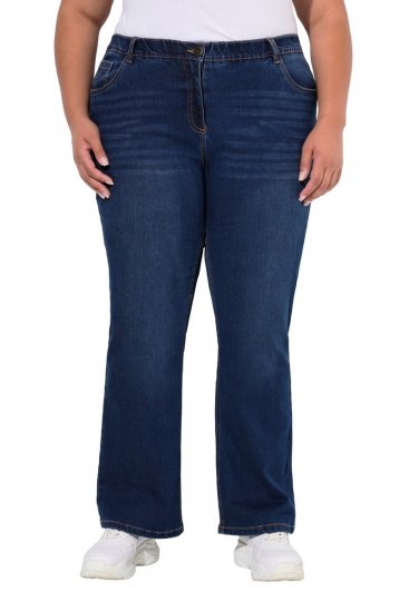 Ulla Popken Marie Fit Bootcut Stretch Jeans Blue Denim - Ulla Popken - Ulla Popken plus size oblečení