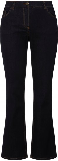 Ulla Popken Marie Fit Bootcut Stretch Jeans Dark Blue Denim - Džíny & Kalhoty ve Velkých Velikostech – Plus Size - 