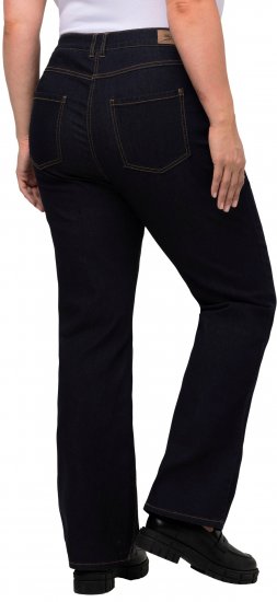 Ulla Popken Marie Fit Bootcut Stretch Jeans Dark Blue Denim - Džíny & Kalhoty ve Velkých Velikostech – Plus Size - 