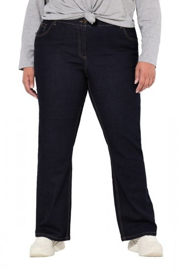 Ulla Popken Marie Fit Bootcut Stretch Jeans Dark Blue Denim - Ulla Popken - Ulla Popken plus size oblečení