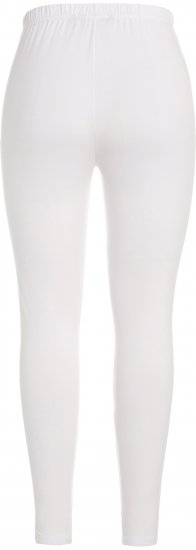 Ulla Popken Quick Dry Moisture Wicking Stretch Ski Leggings Snow White - Džíny & Kalhoty ve Velkých Velikostech – Plus Size - 