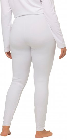 Ulla Popken Quick Dry Moisture Wicking Stretch Ski Leggings Snow White - Džíny & Kalhoty ve Velkých Velikostech – Plus Size - 