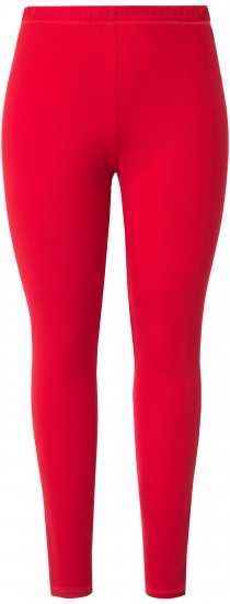 Ulla Popken Quick Dry Moisture Wicking Stretch Ski Leggings Salsa Red - Džíny & Kalhoty ve Velkých Velikostech – Plus Size - 