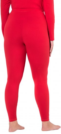 Ulla Popken Quick Dry Moisture Wicking Stretch Ski Leggings Salsa Red - Džíny & Kalhoty ve Velkých Velikostech – Plus Size - 