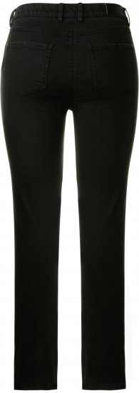 Ulla Popken Stretch Sarah Fit Skinny Jeans Black - Džíny & Kalhoty ve Velkých Velikostech – Plus Size - 