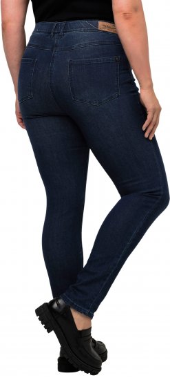 Ulla Popken Stretch Sarah Fit Skinny Jeans Blue Denim - Džíny & Kalhoty ve Velkých Velikostech – Plus Size - 