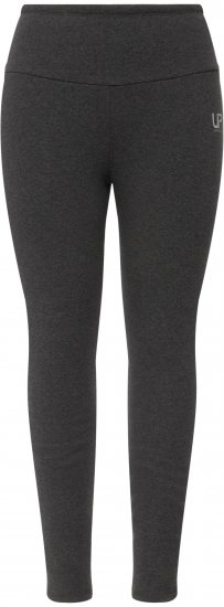 Ulla Popken Faux Fur Lined Stretch Leggings Charcoal - Džíny & Kalhoty ve Velkých Velikostech – Plus Size - 