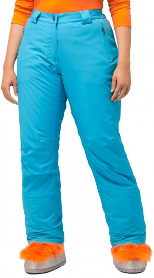 Ulla Popken Thermal Triple-Function Pants Bright Turquoise - Džíny & Kalhoty ve Velkých Velikostech – Plus Size - 