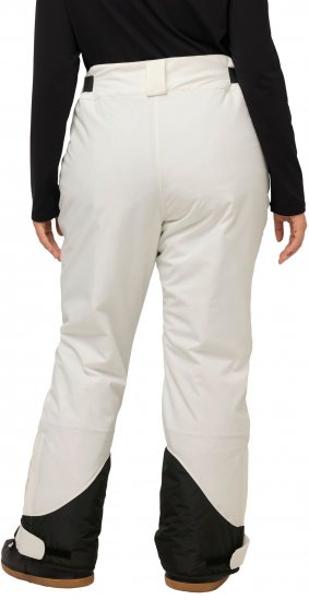 Ulla Popken HYPRAR Triple Function Ski Pants Snow White - Džíny & Kalhoty ve Velkých Velikostech – Plus Size - 