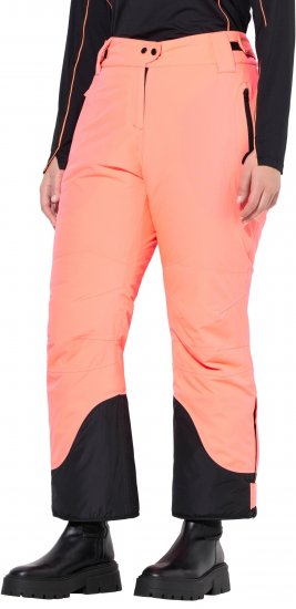 Ulla Popken HYPRAR Triple Function Ski Pants Neon Pink - Džíny & Kalhoty ve Velkých Velikostech – Plus Size - 