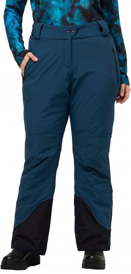 Ulla Popken HYPRAR Triple Function Ski Pants Teal - Džíny & Kalhoty ve Velkých Velikostech – Plus Size - 