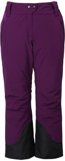 Ulla Popken HYPRAR Triple Function Ski Pants Grape Red - Džíny & Kalhoty ve Velkých Velikostech – Plus Size - 