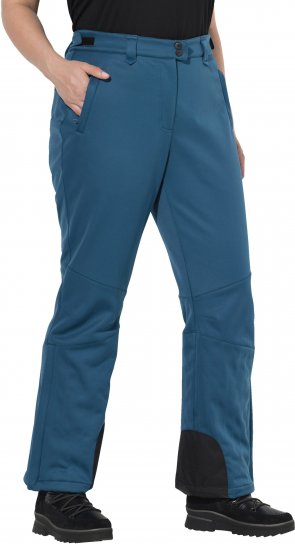 Ulla Popken Water Repellent Softshell Pants Dark Petrol - Džíny & Kalhoty ve Velkých Velikostech – Plus Size - 