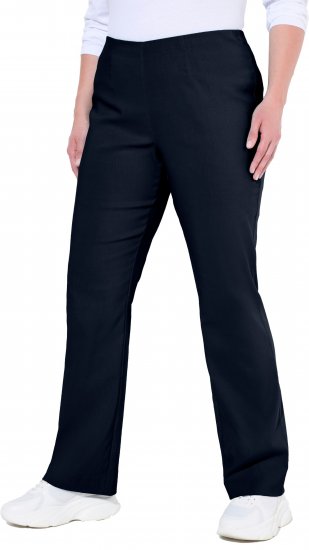 Ulla Popken Bengaline Elastic Waist Thermal Pants Navy - Džíny & Kalhoty ve Velkých Velikostech – Plus Size - 