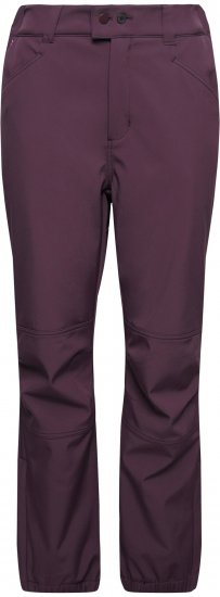 Ulla Popken Softshell Triple Function Fleece Lined Pants Dark Blackberry - Džíny & Kalhoty ve Velkých Velikostech – Plus Size - 