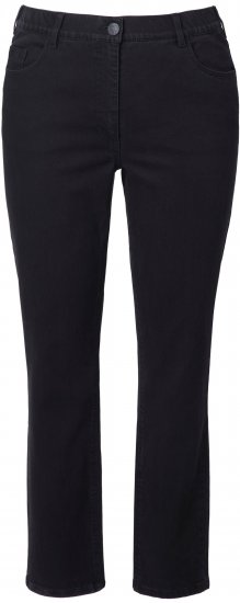 Ulla Popken Stretch Fit Jeans Black - Džíny & Kalhoty ve Velkých Velikostech – Plus Size - 