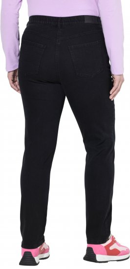 Ulla Popken Stretch Fit Jeans Black - Džíny & Kalhoty ve Velkých Velikostech – Plus Size - 