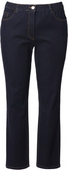 Ulla Popken Stretch Fit Jeans Dark Blue Denim - Džíny & Kalhoty ve Velkých Velikostech – Plus Size - 