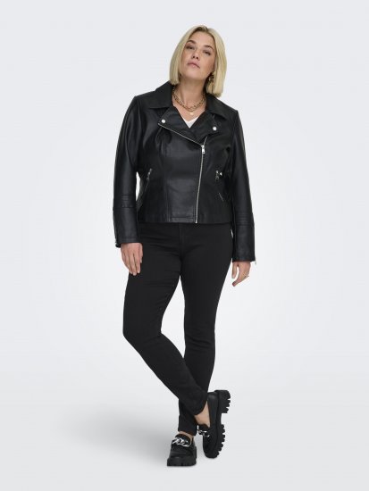 Only Carmakoma Storm Life Skinny Fit jeans Black - Džíny - 