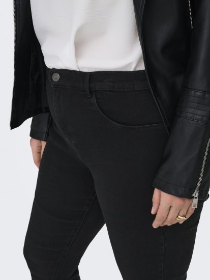 Only Carmakoma Storm Life Skinny Fit jeans Black - Džíny - 