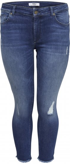 Only Carmakoma Willy Skinny Fit Jeans Blue - Džíny - 