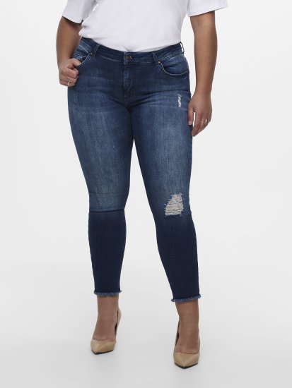 Only Carmakoma Willy Skinny Fit Jeans Blue - Džíny - 