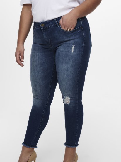 Only Carmakoma Willy Skinny Fit Jeans Blue - Džíny - 