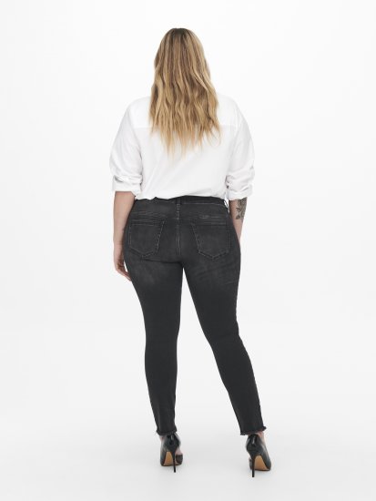 Only Carmakoma Willy Skinny Fit Jeans Black - Džíny - 