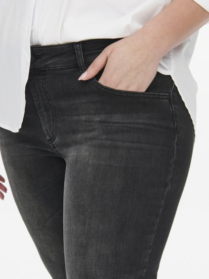 Only Carmakoma Willy Skinny Fit Jeans Black - Džíny - 