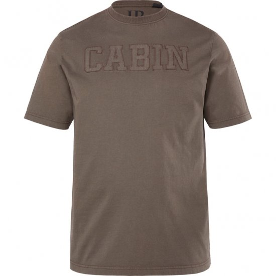 JP1880 T-Shirt Cabin Vintage Mocha TALL - PÁNSKÉ OBLEČENÍ MT-6XLT - TALL-velikosti