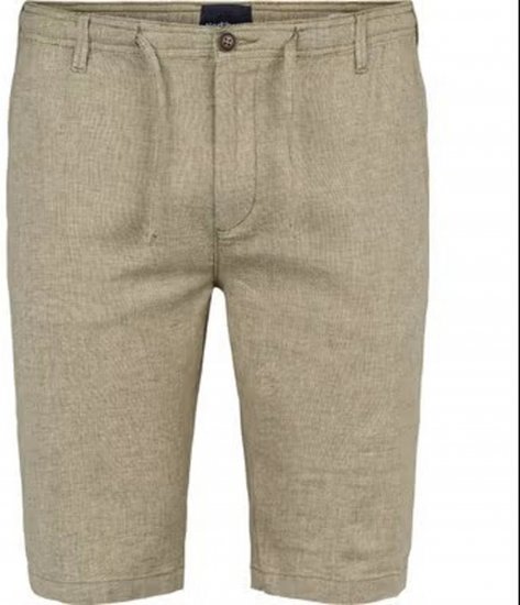 North Latitude 41106 Linen Shorts Beige - Šortky - Šortky Nadměrné Velikosti W40-W60